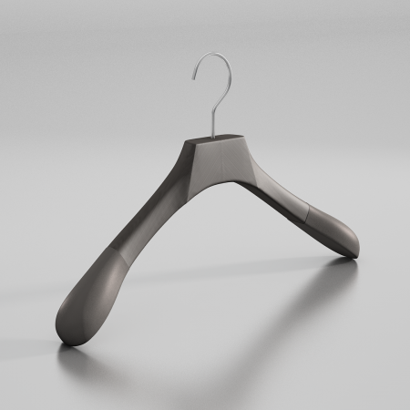 Вешалка-плечики из натурального бука с бархатными плечиками \ MSB51F