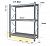 Складские стеллажи металлические сборные СТ-032