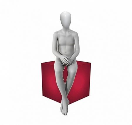 Детский абстрактный сидячий манекен мальчик \ Chk-81