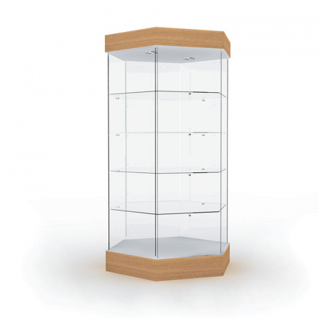 Витрина с освещением (зеркальная задняя стенка) \ B-5.MR