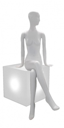 Женский абстрактный сидячий манекен \ Lara-03f