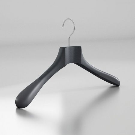 Вешалка-плечики из натурального бука с бархатными плечиками \ HGB51F