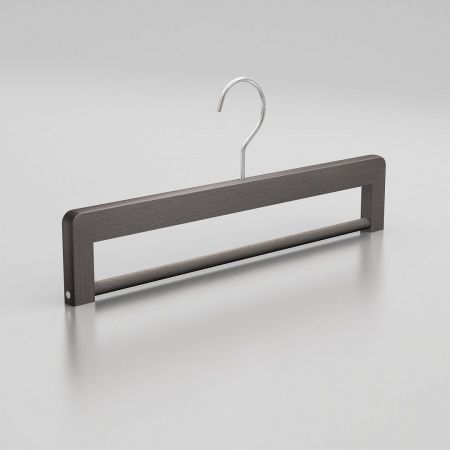Вешалка-плечики из натурального бука с перекладиной для брюк \ HGB32