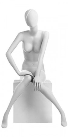 Женский абстрактный сидячий манекен, с каблуками \ SD-08