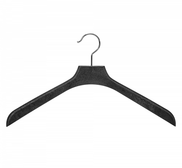 Вешалка-плечики для одежды \ ECO-LF-39, Антрацит, покрытие - нет, логотип - нет