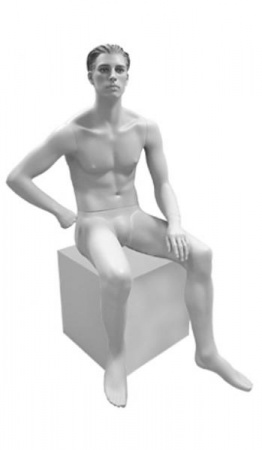 Мужской сидячий манекен \ Dorofey-01