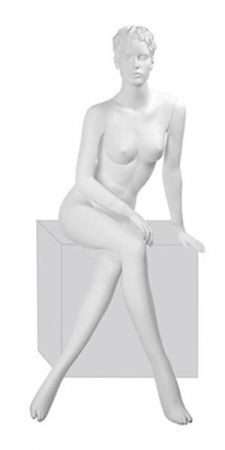 Женский скульптурный сидячий манекен \ Kristy-05