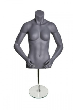 Торс женский укороченный спортивный, на подставке \ Sport-N-14