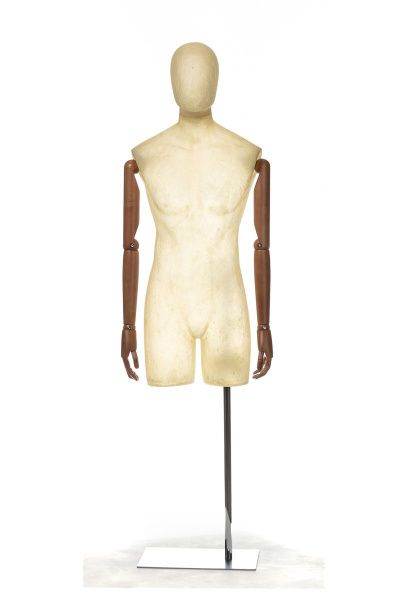 Торс мужской удлиненный, с деревянными руками \ BUL-Y