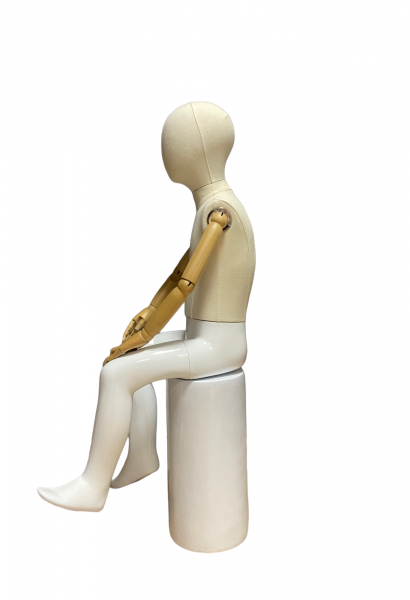 Детский сидячий манекен с деревянными руками \ VNG-B4