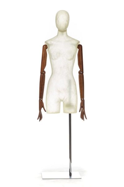 Торс женский удлиненный, с деревянными руками \ BDL