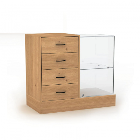 Прилавок с местом под кассу \ П-2Б-Л.V2