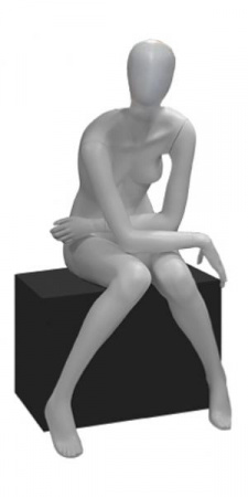 Женский абстрактный сидячий манекен \ Chf-27