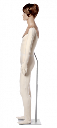 Мужской гнущийся манекен с реалистичной головой \ Mus-M-head