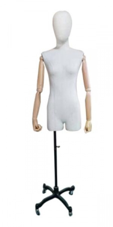 Женский абстрактный манекен с шарнирными деревянными руками \ 80F-21W