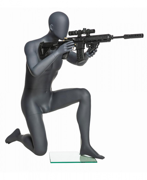 Мужской абстрактный сидячий манекен \ DQ-1