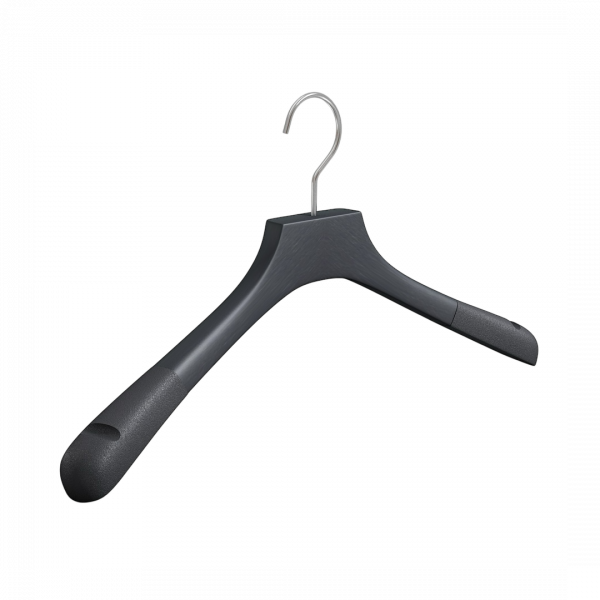 Вешалка-плечики из натурального бука с бархатными плечиками \ STB56