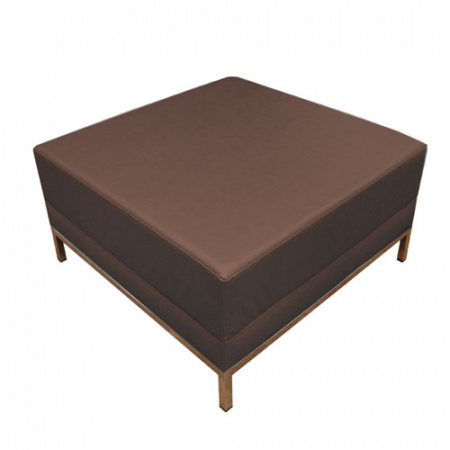 Банкетка на металлическом каркасе \ HQ-04, Коричневый