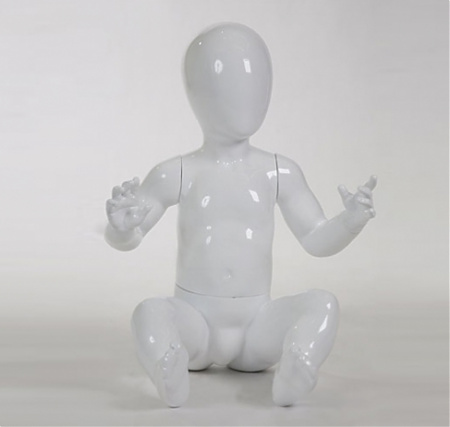 Детский абстрактный сидячий манекен мальчик \ CHS-1