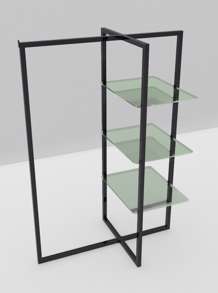 Вешало напольное с полками PRIMO RUS \ PR-RUS 108GLS