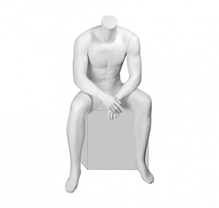 Мужской сидячий манекен без головы \ Smart-H-06