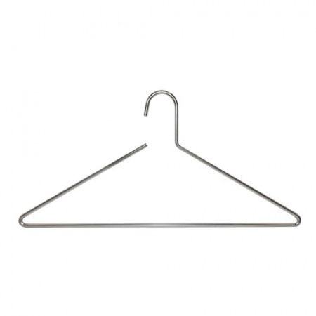 Вешалка стальная из проволоки 6мм L420, Хром