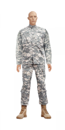 Мужской реалистичный манекен \ Military-01