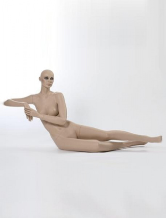 Женский реалистичный полулежачий манекен \ Gold-10