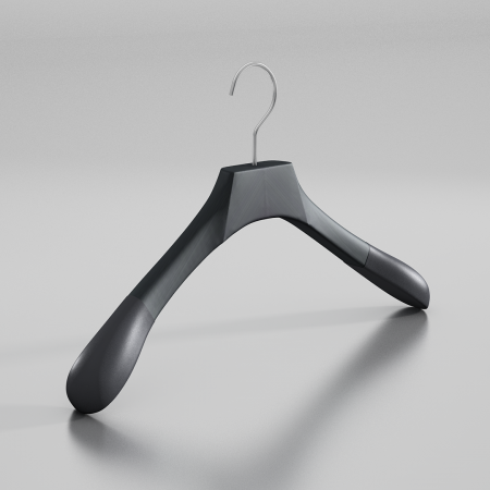 Вешалка-плечики из натурального бука с бархатными плечиками \ MSB51F